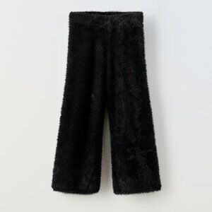 ZARA Faux Fur Pants